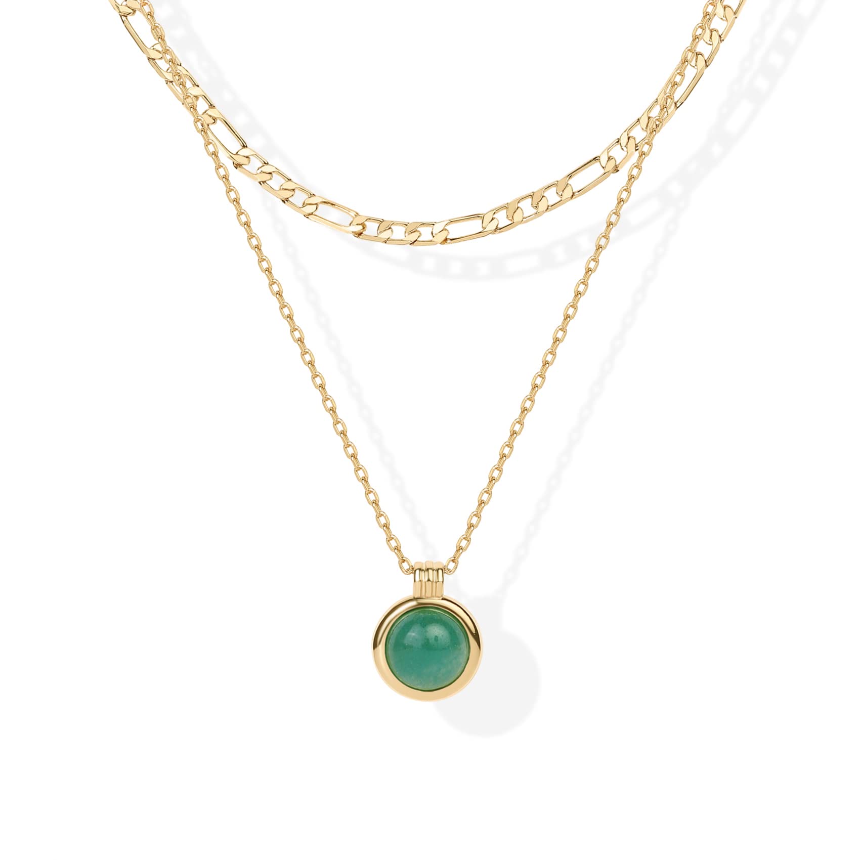 Choosing the Right Layered Necklace: PAVOI's Gemstone Option