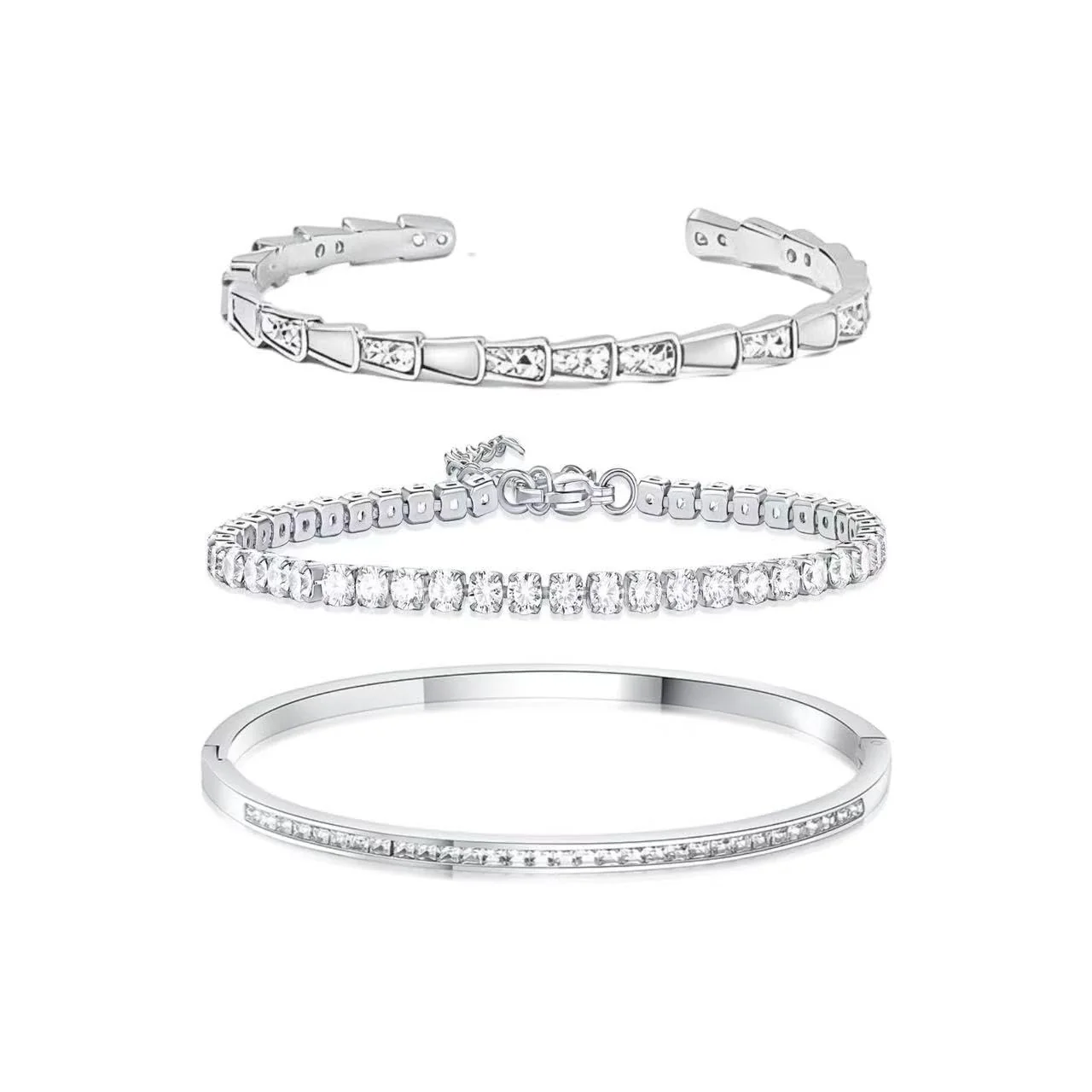 Choosing the Right Bangle Bracelet: A Guide to Stainless Steel Zirconia Sets