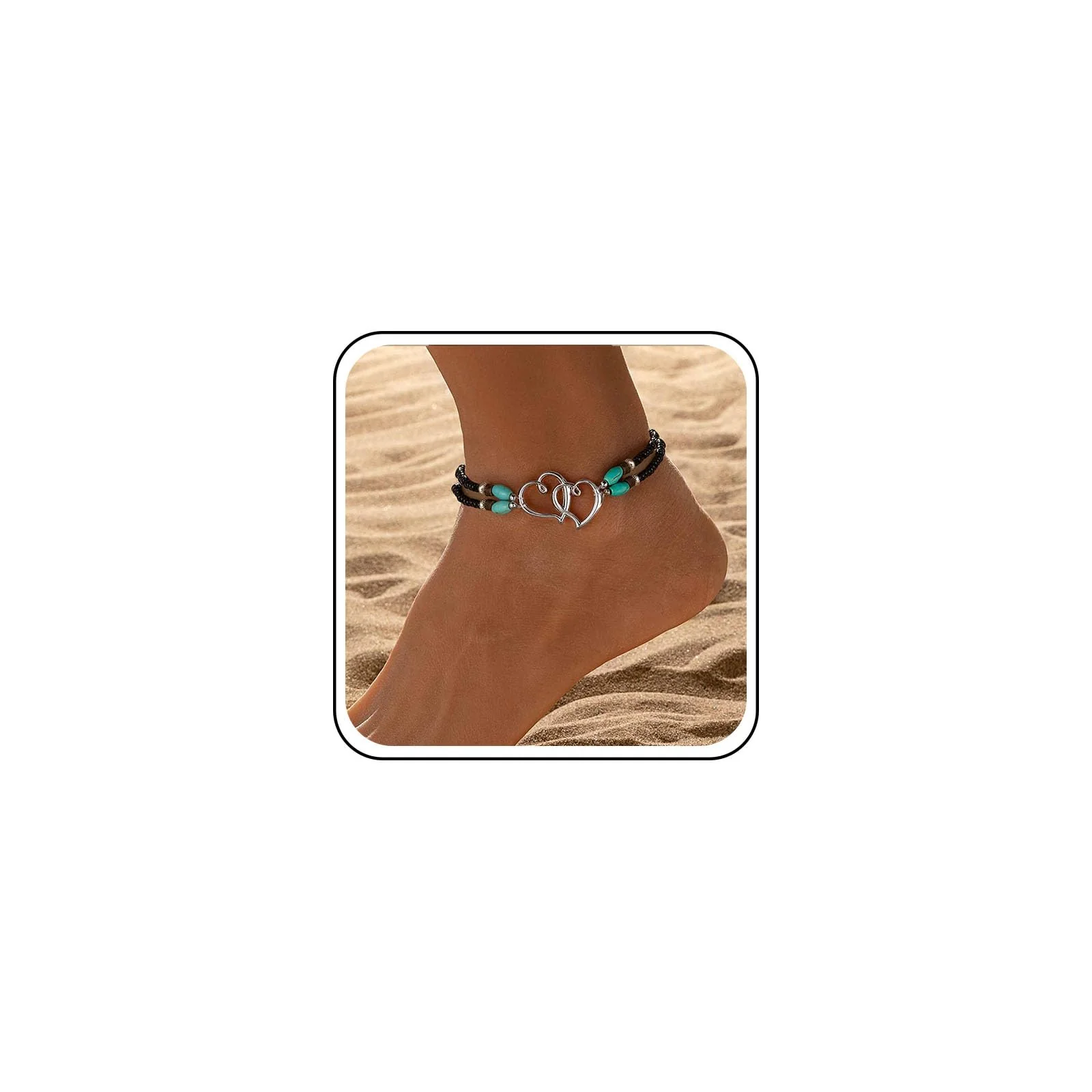 Choosing the Right Style of Anklet: A Guide to Bohemian Double Heart Ankle Bracelet