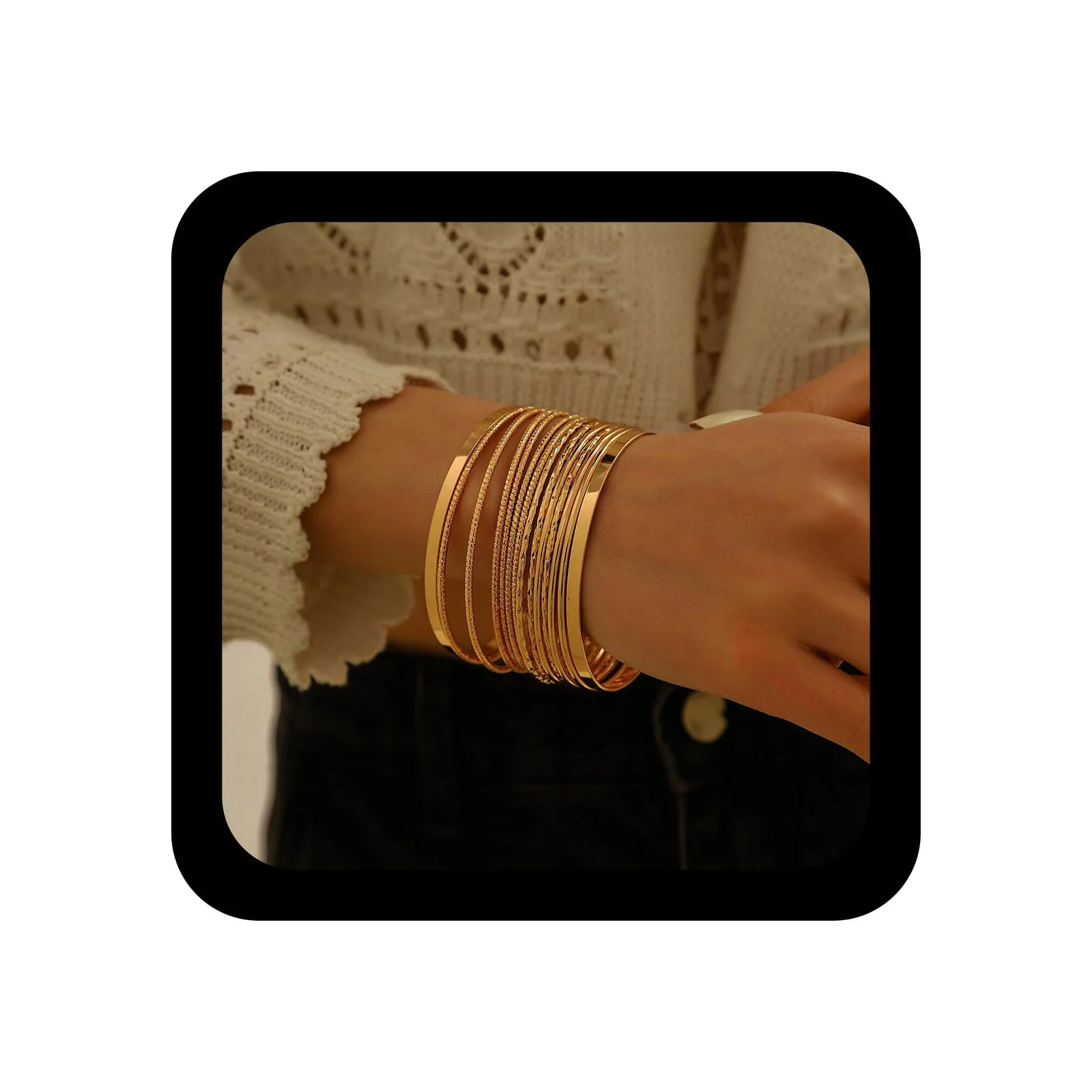 Choosing the Right Bangle Bracelet: A Guide to Andelaisi Punk Layered Sets