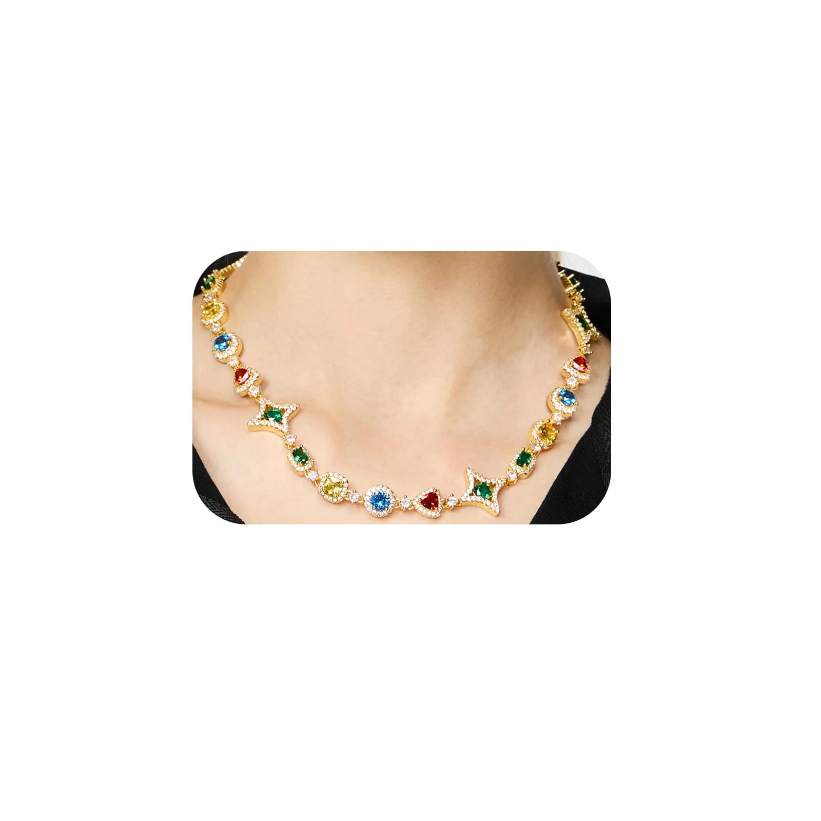 Choosing a Dazzling Yet Practical Rainbow Gemstone Necklace