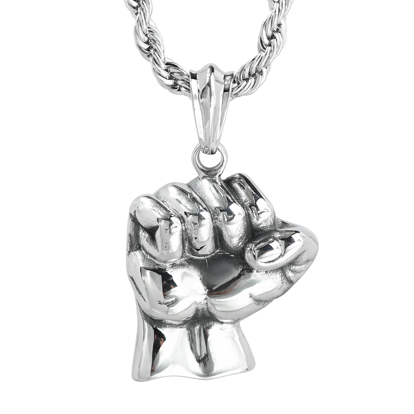 Choosing the Right Statement Piece: A Guide to Selecting a Stainless Steel Champion Fist Pendant